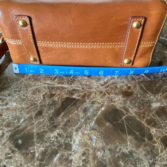 Dooney & Bourke FLORENTINE LEATHER LINED NATURAL Leather Bag - Picture 6 of 8